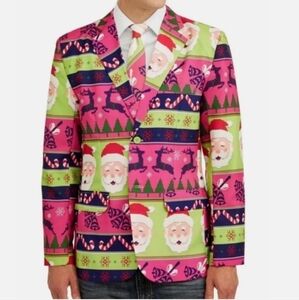 Holiday Time Christmas Santa Blazer - Extra Large
